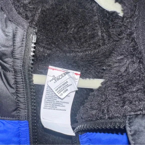 Reversible boys Northface jacket